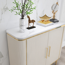 American light and luxurious marble Xuanguan cabinet entrance hall Partition Shoe Cabinet Decoration Containing Cabinet Modern Minima Dining Side Cabinet