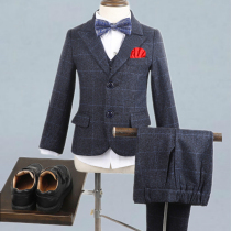 2 Boy dress British small suit 3 Childrens suit Vest suit 4 Boy gentleman jacket 56-year-old flower girl 7 winter