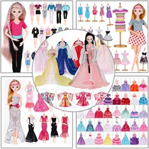 Dress up big princess doll wedding dress Princess dress dress dress dress dress dress girl doll accessories