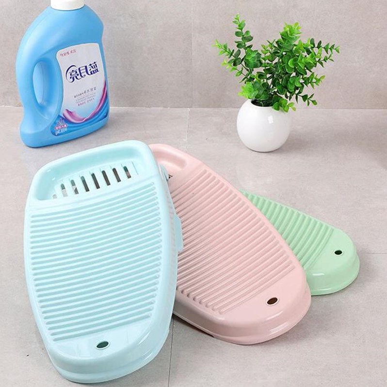 Bàn giặt nhựa giặt đồ gia dụng lớn dày quần áo nhỏ nhỏ chống trượt bàn chải rửa tay giặt bồn tắm poke bảng - Hệ thống giá giặt máy cạo lông áo len