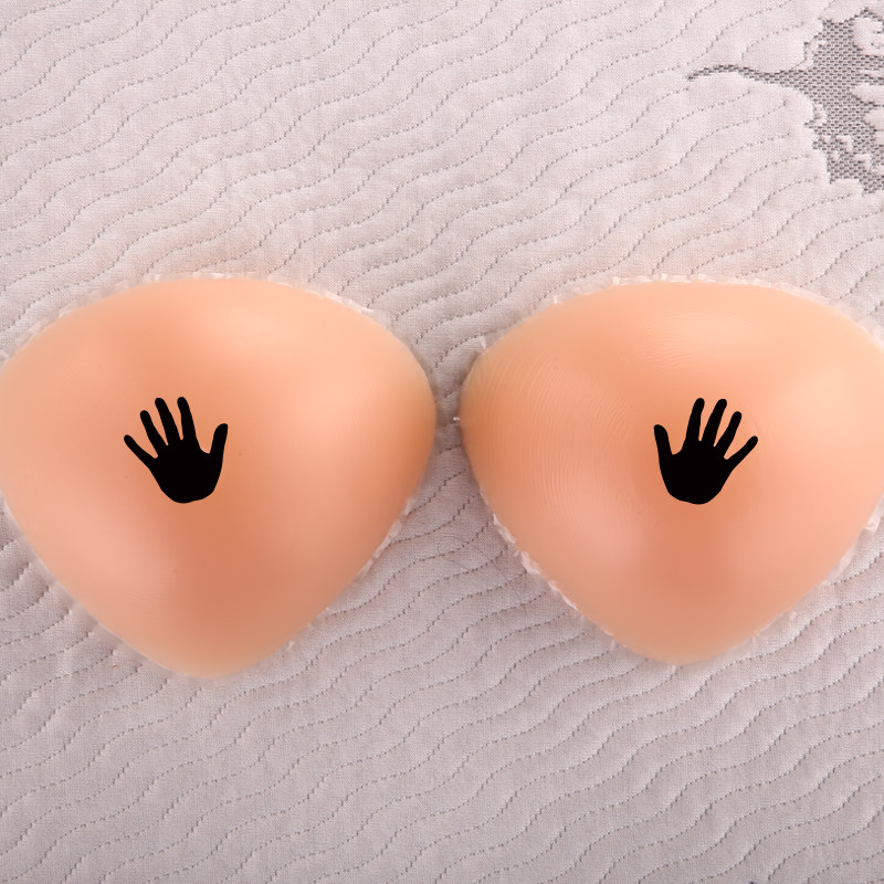 Small chest degeneration sexy bosom female chest lifting triangle split thickening silicone-defined breast mat false breast breast