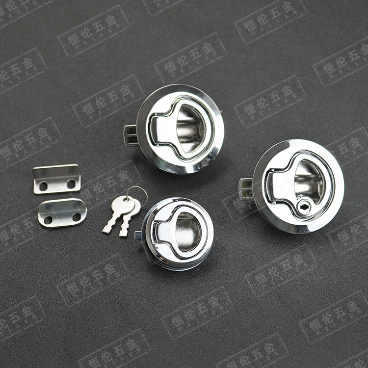 Special Built-in embedded dark handle lock Crash lock RV Trailer Tent Car Drawer lock MS739-3 2