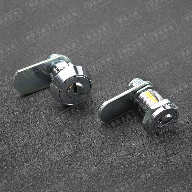 Anti-theft special lock with coded key lock cylinder ATM advertising terminal self-service machine turn tongue lock round head rotary lock