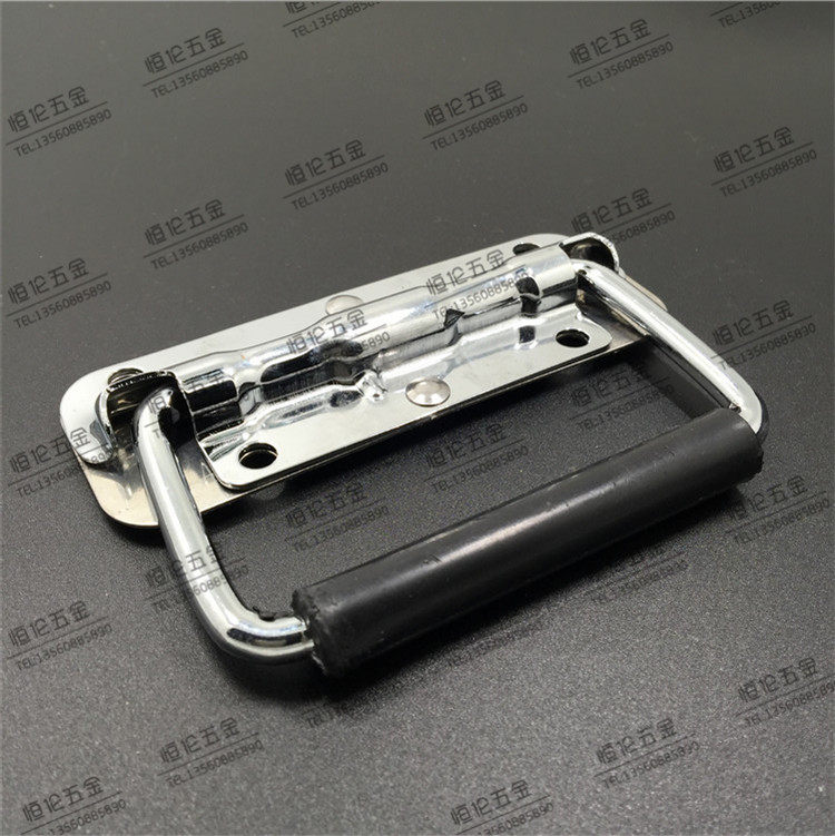 Spring Folding Pull Handle Toolbox Active Handle Wooden Case Ring Handle Industrial Equipment Box Handle