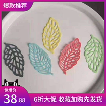 Decoration with hollow leaves Cake decoration baking diy glutinous rice paper creative dish plate 3D wafer paper leaves