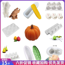 Fast Hand Mesh Red Mold Corn Mold Climbing Pig Bitter Melon Silicone Mousse Cake Mold Sand Peel Dog Cake Baking sharper