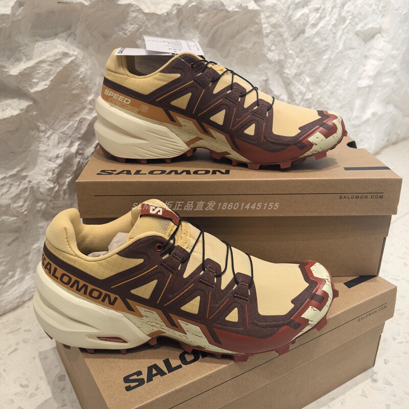 Salomon Salomon Outdoor Breathable Low-Top Lace-Up Cross-Country Men's Running Shoes Speedcross 647999000