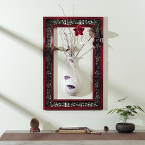 Wall decoration Wall decoration hanging decoration New Chinese Xuanguan Living room Restaurant Wall Cubism Ceramic Vase Creative Home Background Wall