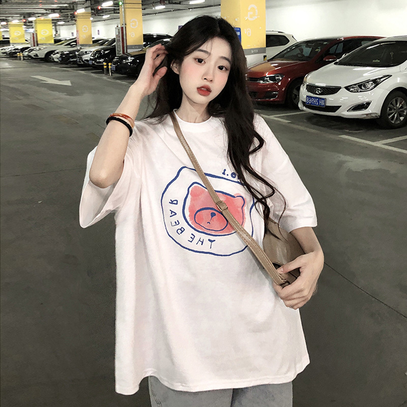 150kg Extra Large Size Fat Girl Short-Sleeved T-Shirt for Women, Korean Style Student Summer Niche Oversize Pure and Sweet Top 150kg Extra Large Size Fat Girl Short-Sleeved T-Shirt for Women, Korean Style Student Summer Niche Oversize Pure and Sweet Top