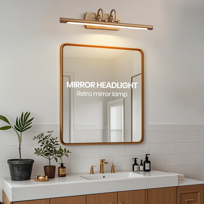 New Chinese-Style No-Drill Mirror Front Light Bathroom Led Vanity Mirror Cabinet Light Makeup Table Dressing Table Led Mirror Painting Light