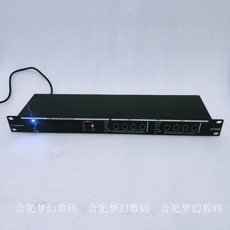 Professional stage wedding performance line array audio D1048 signal distributor splitter 2 in 4 out processing cheap