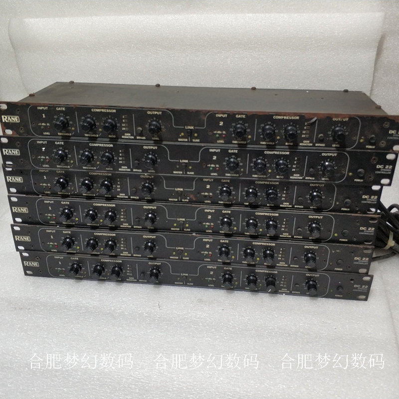 The original RANE DC 22 stage press dual - channel limit compression effect is cheap