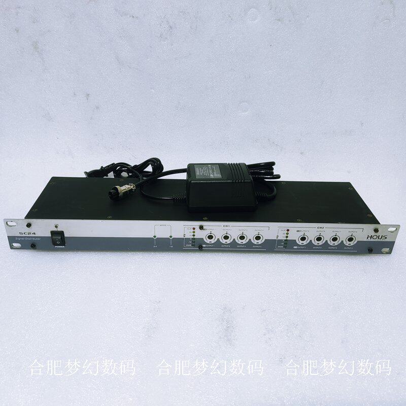 Professional stage wedding performance audio HOUS SC24 signal distributor splitter 2 in 8 out cheap processing