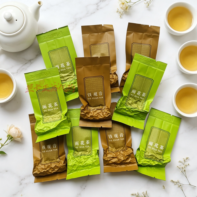 Ritz-Carlton Hotel's Same Type of Rain Flower Tea, Green Tea, Tieguanyin, Oolong Tea, Individually Packaged Loose Tea, Travel-Friendly and Portable