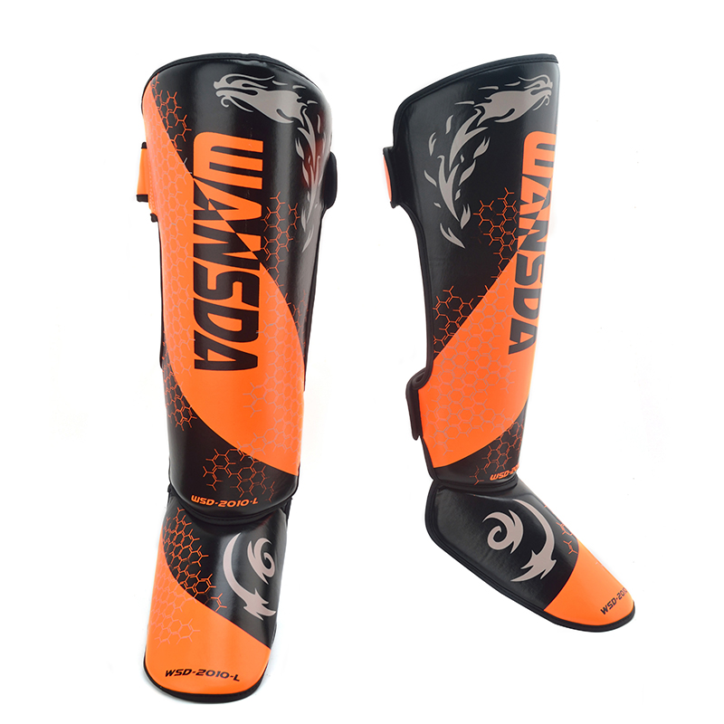 Thai boxing leg guard free fight, feet, shibia fight guard ankle taekwondo leg protector