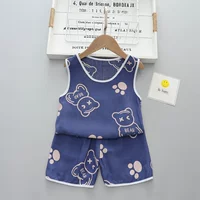 Blue Footprint Bear