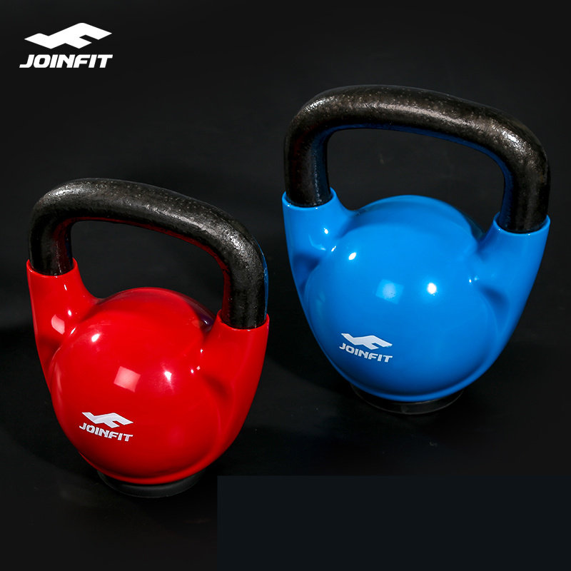 Joinfit men's and women's plastic carrying pot dumbbells Color home fitness equipment kettlebell 5LB-45BL