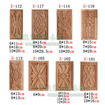 European-style solid wood decals multi-style multi-specification Dongyang wood carving base spot corner flower stigma column beam support