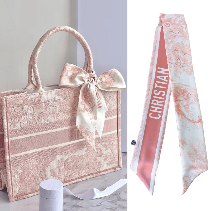 Tie Scarf Around the Handle of the Bag, Ribbon Accessories for Handbags, Tote Bags, and New Styles of Bag Ribbons
