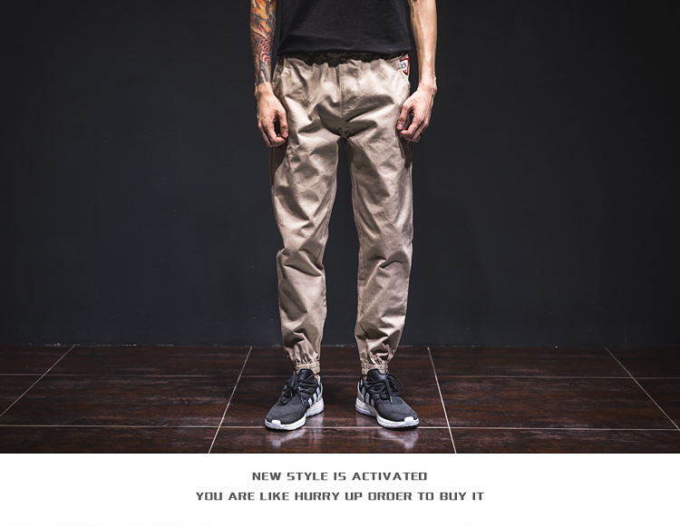 Phù hiệu thương hiệu Tide gốc overalls nam mùa thu và mùa đông quần thể thao nam