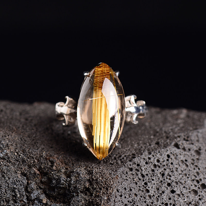 Bague mixte OTHER en Cristal naturel pierre semi-precieuse - Ref 3086766 Image 3