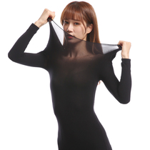 Spring Autumn Season Complexion Undershirt Invisible Tight Flesh Color Slats Bottom Blouses Dancer Dance Suit No-scratched Velvet Underwear Suit