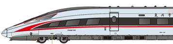 Spot-DC simulation version Fuxing/Train Model Network/CR400AF/SINOMODEL/Moon/HO ratio
