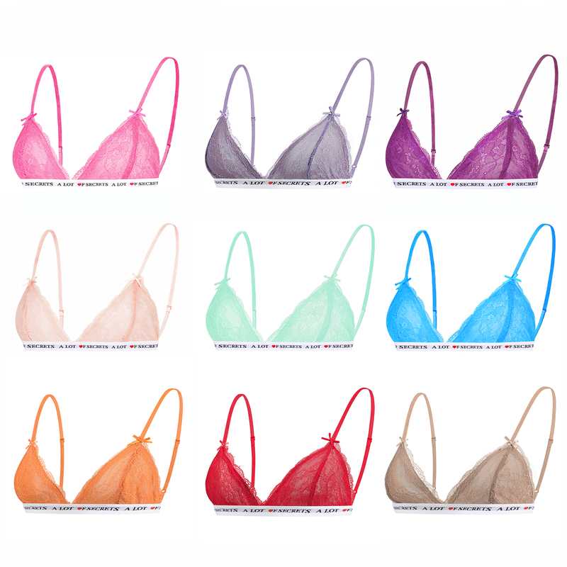 Authentic Original Fft Love Yourself Beautiful Lace Underwear That Every Girl Should Have, Without Breast Pads