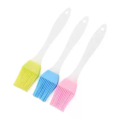 Food grade two-piece silicone oil brush high temperature resistant small barbecue brush kitchen baking tool