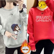 Hawling thickening pregnant women dressed in lactating winter long sleeve out loose feeding jacket after birth