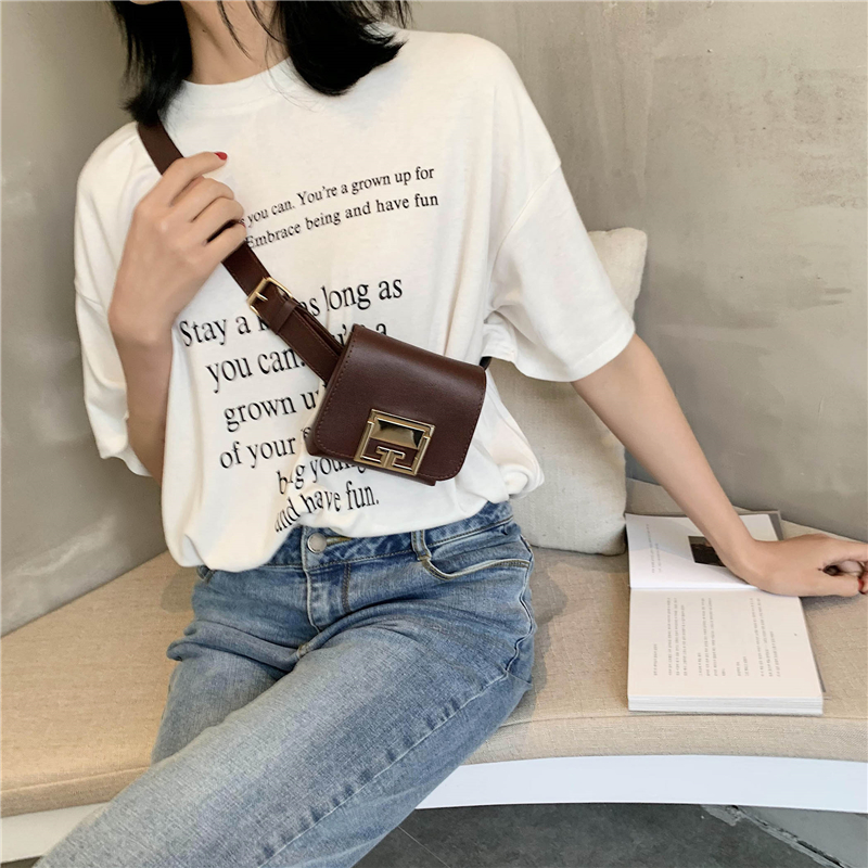 Ins SuperFire 2021 Bag Womens 2019 New Net Red Waist Bag Chao Hàn Quốc phiên bản thời trang 100 Shoulder Bag Slanted ngực