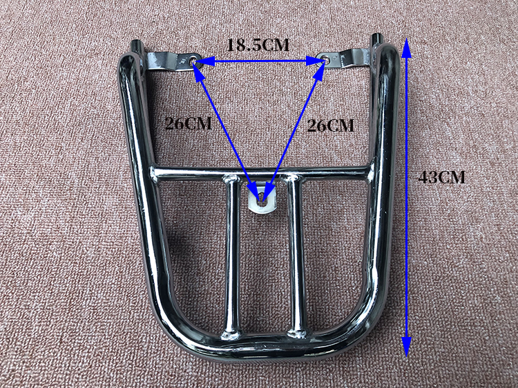 Hình dạng linh hoạt trong nước đua xe đạp Phụ kiện đuôi xe máy GSX kệ lớn ống phía sau - Xe máy Sopiler khung bảo vệ vespa sprint đen