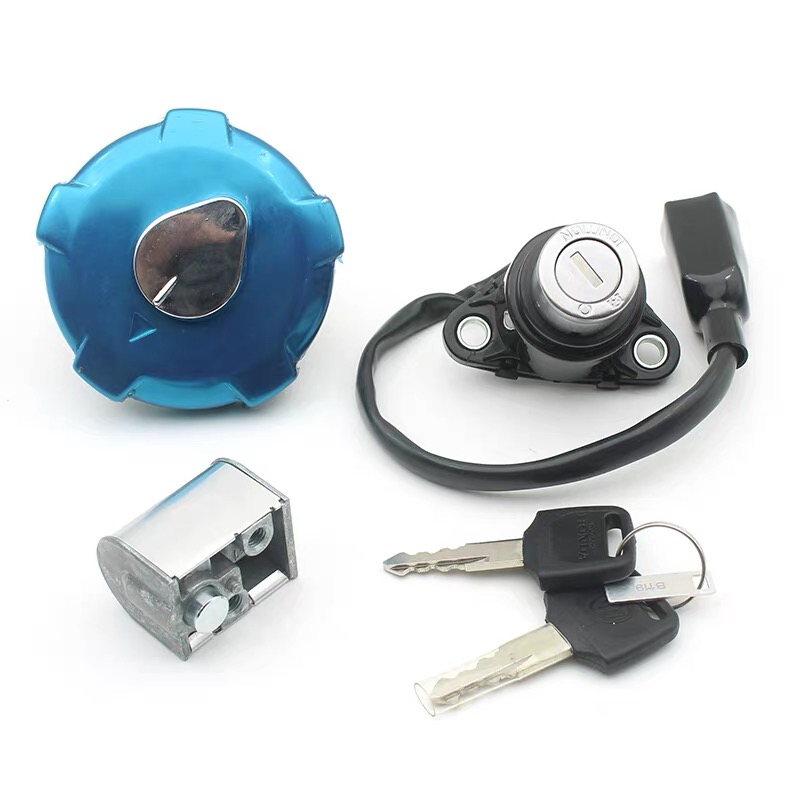 Applicable Five sheep Honda State four electric spray CG car WH125-19 19A 19B original fitting cover lock electric door lock assembly-Taobao