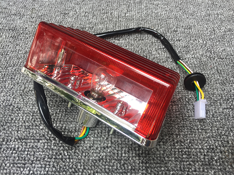 Jinan Qingqi GS125 phía sau đèn hậu Phanh ánh sáng Đèn hậu phụ kiện sửa đổi xe máy đèn xe máy bao nhiêu tiền