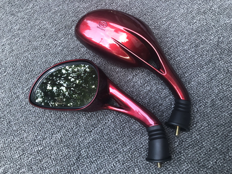 Gương chiếu hậu anh hùng Gwangyang Gương chiếu hậu xe máy GY6-125 Gương 8MM Gương xe tay ga nữ Everest gương xe máy có camera