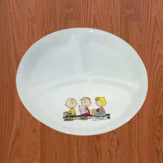 Snoopy, импорт стеклянной детской посуды для кормления, набор, США