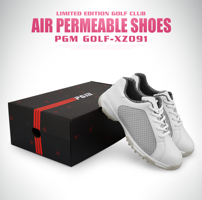 New PGM giày golf thoáng khí ladies bằng sáng chế giày chống trượt giày thoáng khí đôi giày mùa hè 	túi đựng gậy golf nam