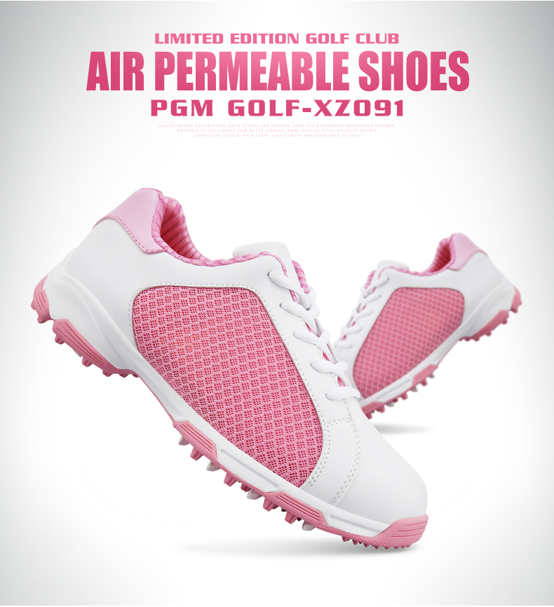 New PGM giày golf thoáng khí ladies bằng sáng chế giày chống trượt giày thoáng khí đôi giày mùa hè 	túi đựng gậy golf nam