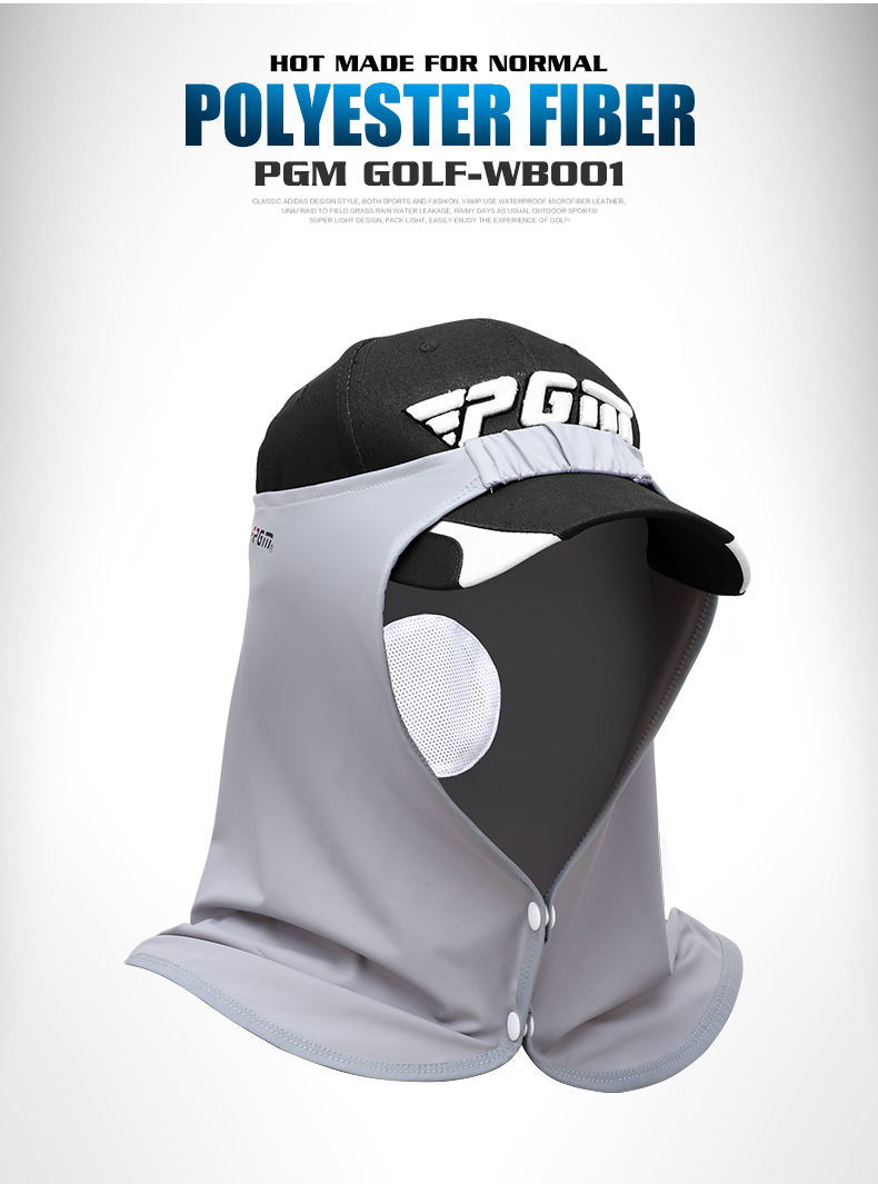 [Mua 3 tặng 1 miễn phí] PGM Golf kem chống nắng mặt nạ cho nam giới và phụ nữ băng lụa cổ áo bảo vệ UV quần áo mùa hè 	túi đựng gậy golf vải dù	