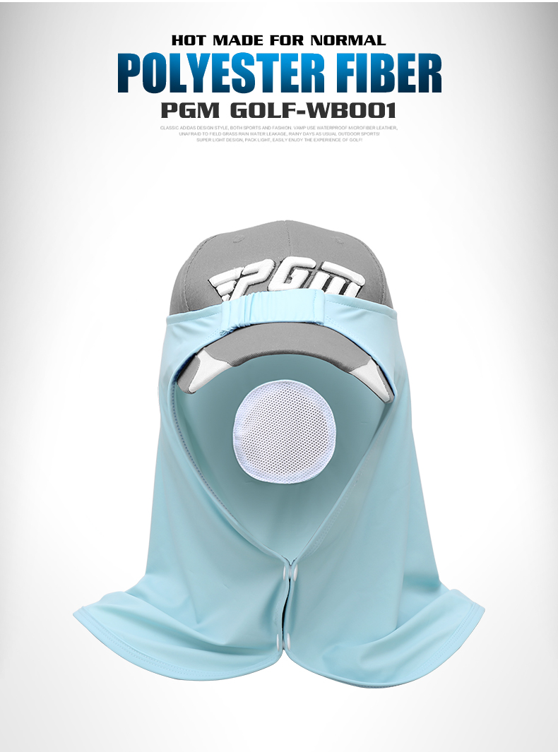[Mua 3 tặng 1 miễn phí] PGM Golf kem chống nắng mặt nạ cho nam giới và phụ nữ băng lụa cổ áo bảo vệ UV quần áo mùa hè 	túi đựng gậy golf vải dù	
