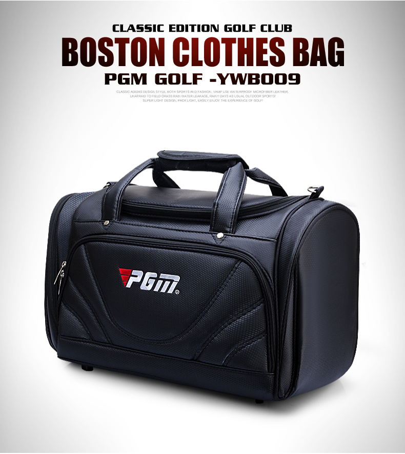 Mới! PGM golf quần áo túi người đàn ông của PU bóng túi đa chức năng quần áo túi công suất lớn đồ golf