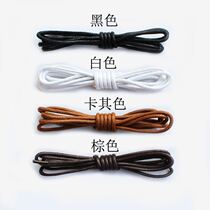 New casual short boots boots Martin boots womens boots mens shoes cotton fine waxed shoelaces round white Black