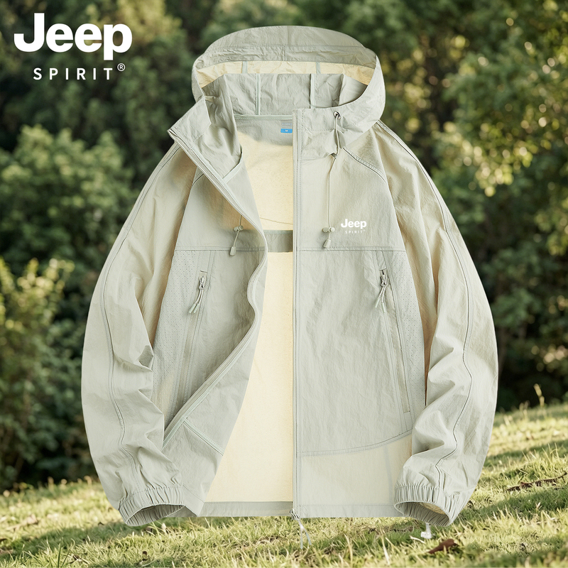 Jeep Sun Protection Clothing for Men, Summer 2026 New Model, Uv Protection, Mountain-Style Outdoor Jacket, Thin Fishing Sun Protection Clothing Jeep Sun Protection Clothing for Men, Summer 2026 New Model, Uv Protection, Mountain-Style Outdoor Jacket, Thin Fishing Sun Protection Clothing