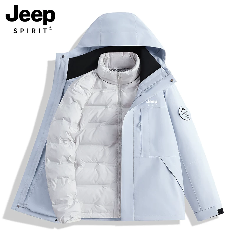 Демисезонная лыжная куртка-пуховик JEEP SPIRIT, три в одном