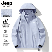 JEEP SPIRIT Осенняя куртка подходит для мужчин и женщин, осенний демисезонный плащ, подходит для подростков, «три в одном»