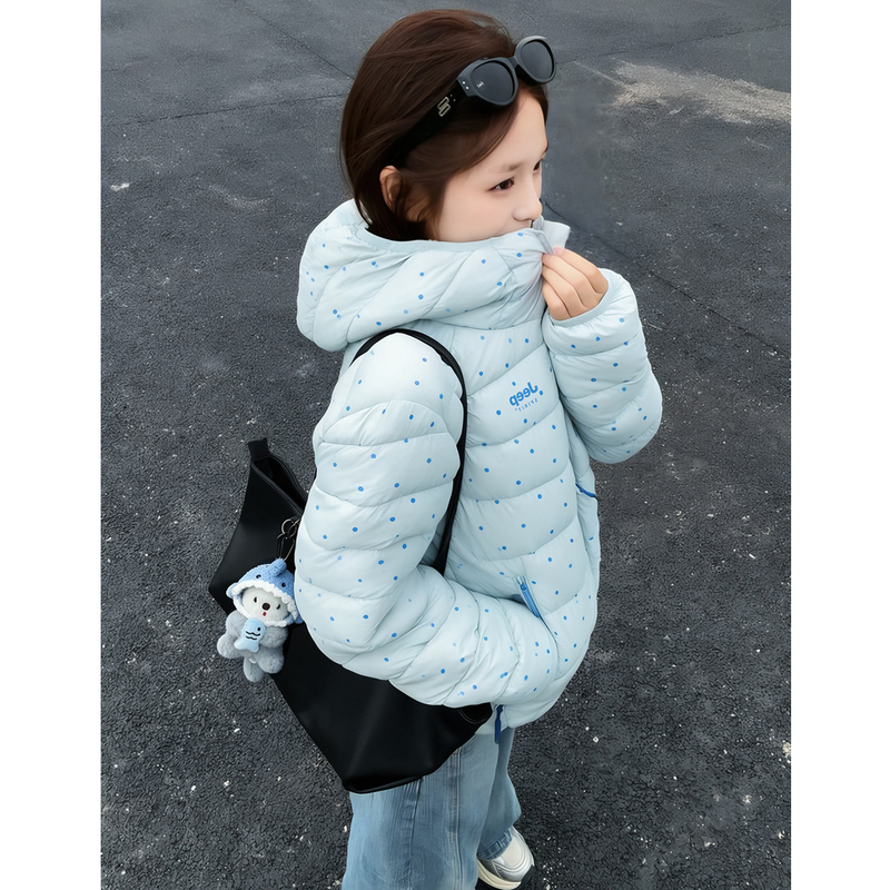 Jeep Polka Dot down Jacket for Women 2026 New Winter Style, Petite and Very Stylish, Korean Style Lightweight Duck down Coat Jeep Polka Dot down Jacket for Women 2026 New Winter Style, Petite and Very Stylish, Korean Style Lightweight Duck down Coat
