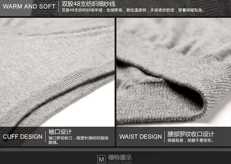 Di kangra / Dekai Jia cashmere vest mỏng kinh doanh áo len giản dị cổ chữ V không tay chạm đáy áo len nam - Áo len Cashmere áo hoodie cặp