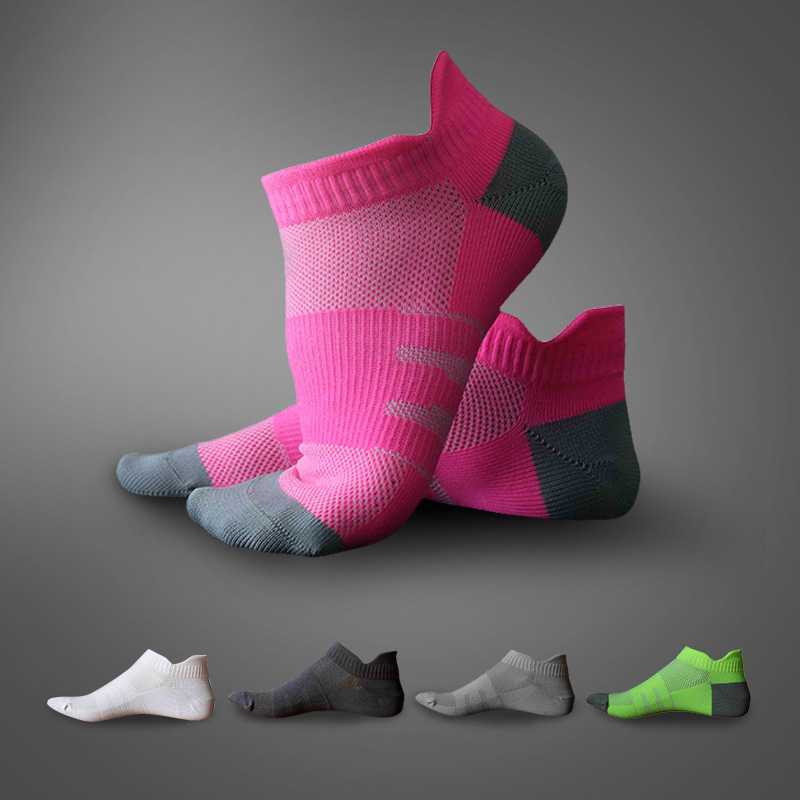 Socks Men's and women's professional running socks Marathon sports towel bottom quick-drying basketball socks Deodorant boat compression socks