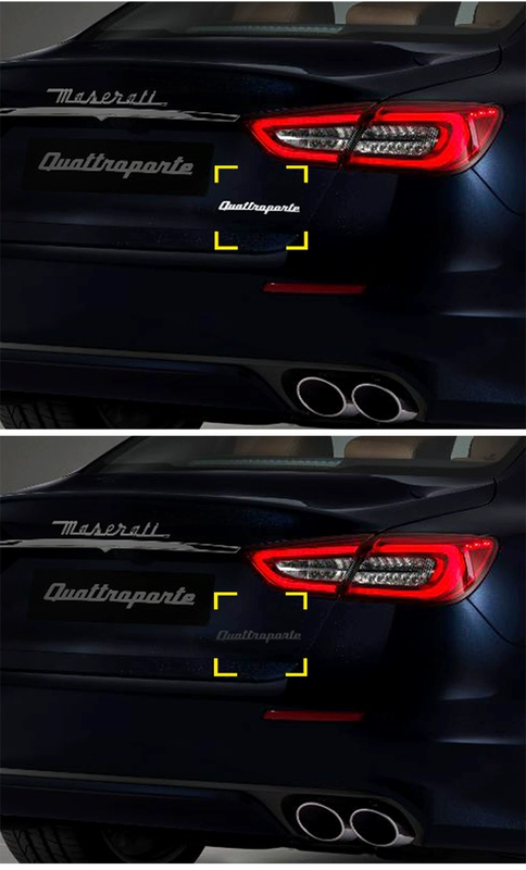 Nhãn nhãn Maserati Levante LAIWART Nhãn Ghibli Quattroporte Label logo xe hoi lôgo oto