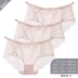 Kích thước lớn đồ lót nữ béo mm200 kg ren lưới thoáng khí ở đáy quần cotton eo thấp để tăng tóm tắt - Giữa eo quần xì Giữa eo